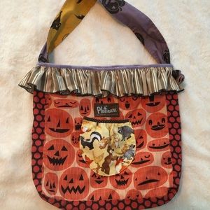 Matilda Jane Platinum Pumpkin Halloween Joey Bag